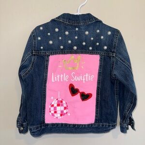 3T Denim Jacket Hand Painted Taylor Swift